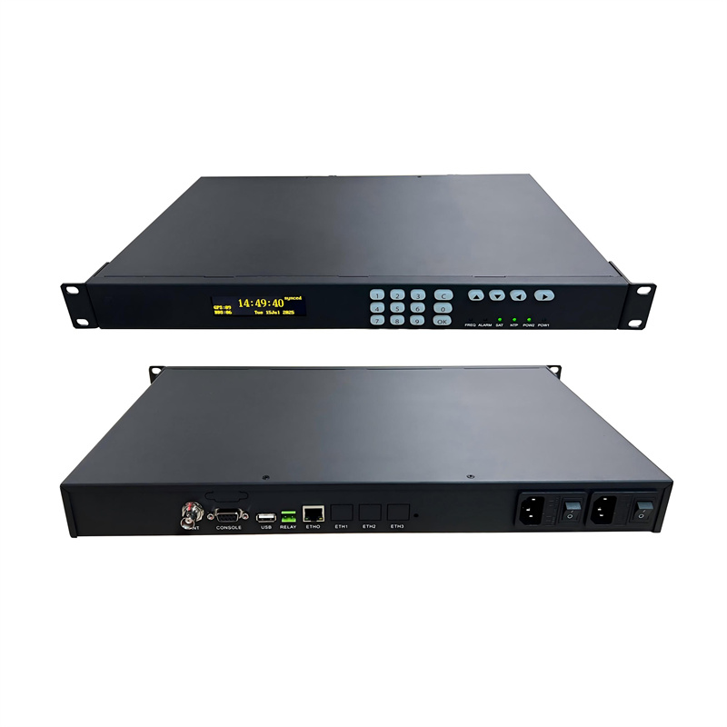 Hochpräziser GPS-BeiDou-Netzwerk-Zeitprotokoll-NTP-Server mit 1 LAN-Anschluss