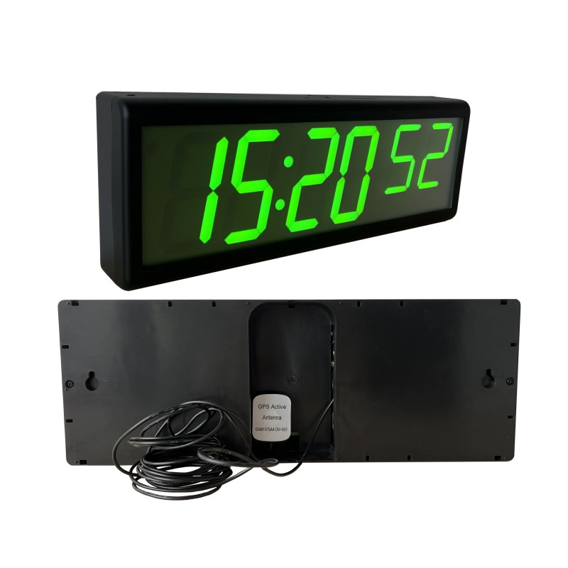 digital clock with GPS synchronization